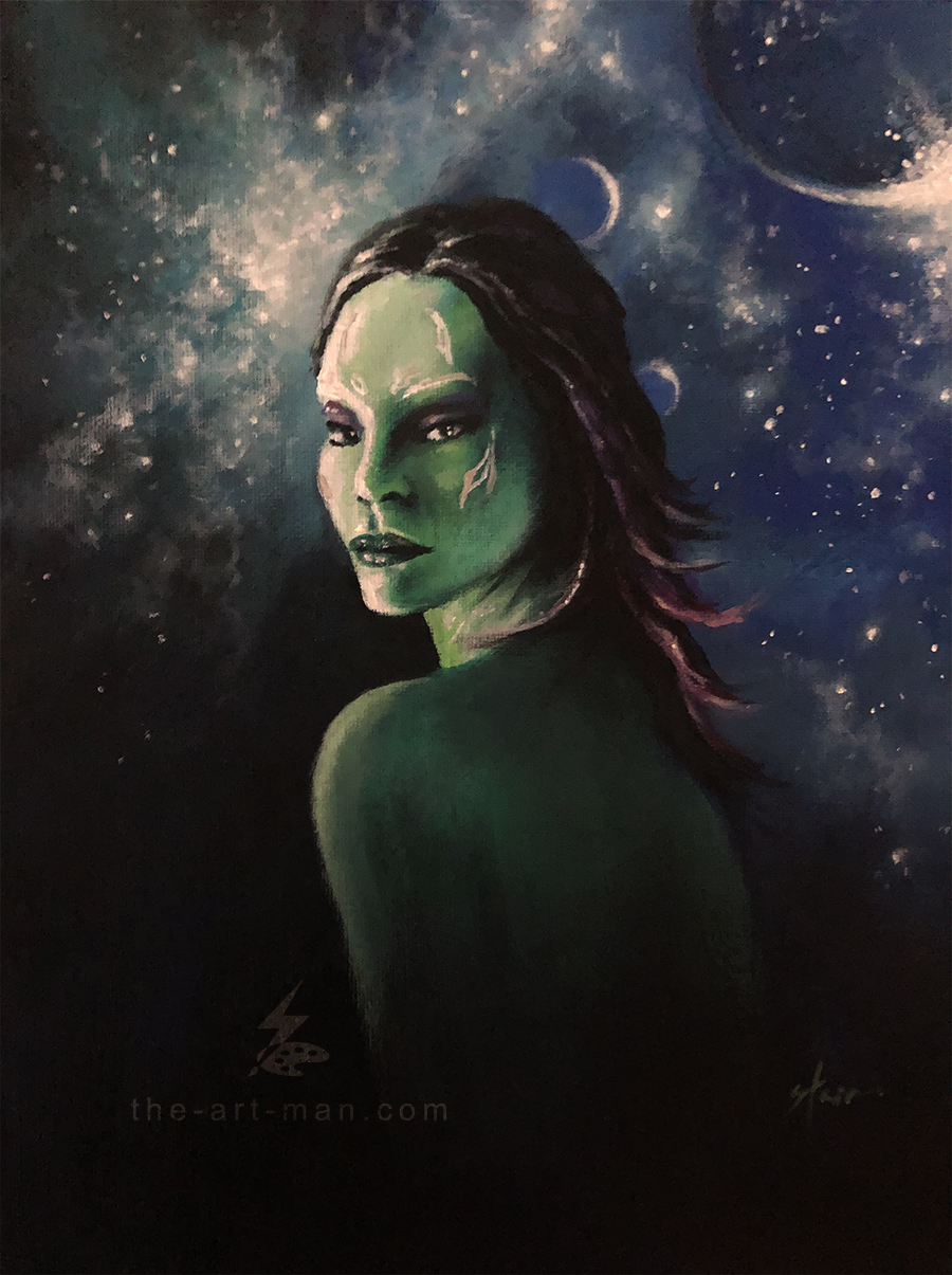 nebula, stars, acrylics, painting, art, artwork, ocean, beach, landscape, landscapes